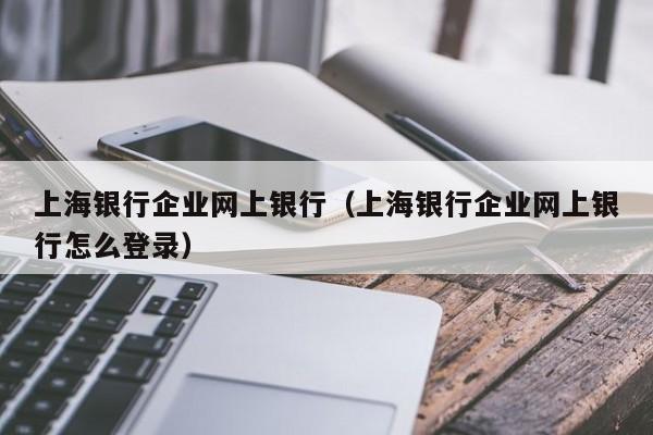 上海银行企业网上银行（上海银行企业网上银行怎么登录）